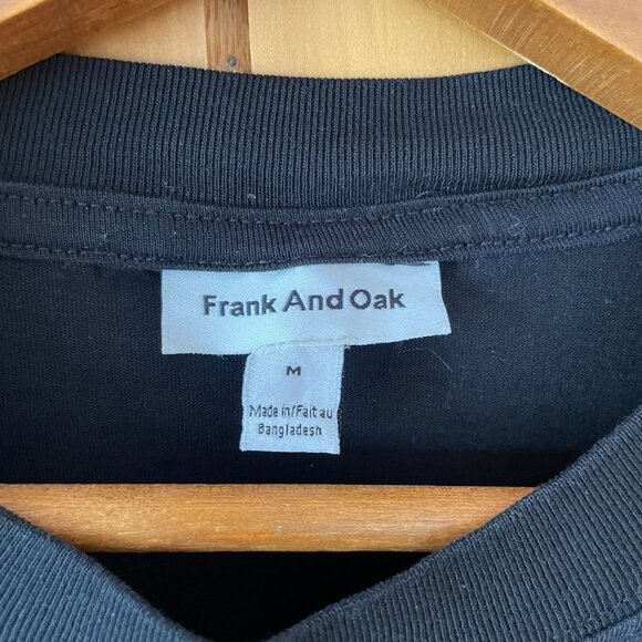 Frank And Oak 3/4 Sleeve Boxy T-Shirt Sz M - Picture 3 of 3